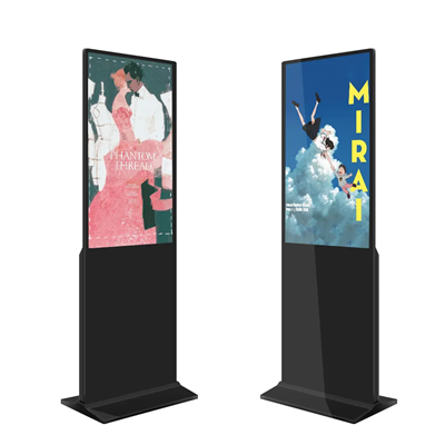 Vertical 55 Inch Infrared Screen Indoor Advertising Kiosk