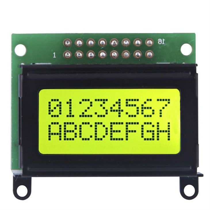 8x2 Charater Lcd Display