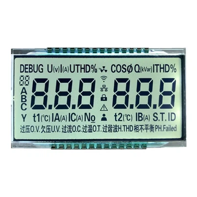 Customized Monochrome 7 Segment Lcd Screen